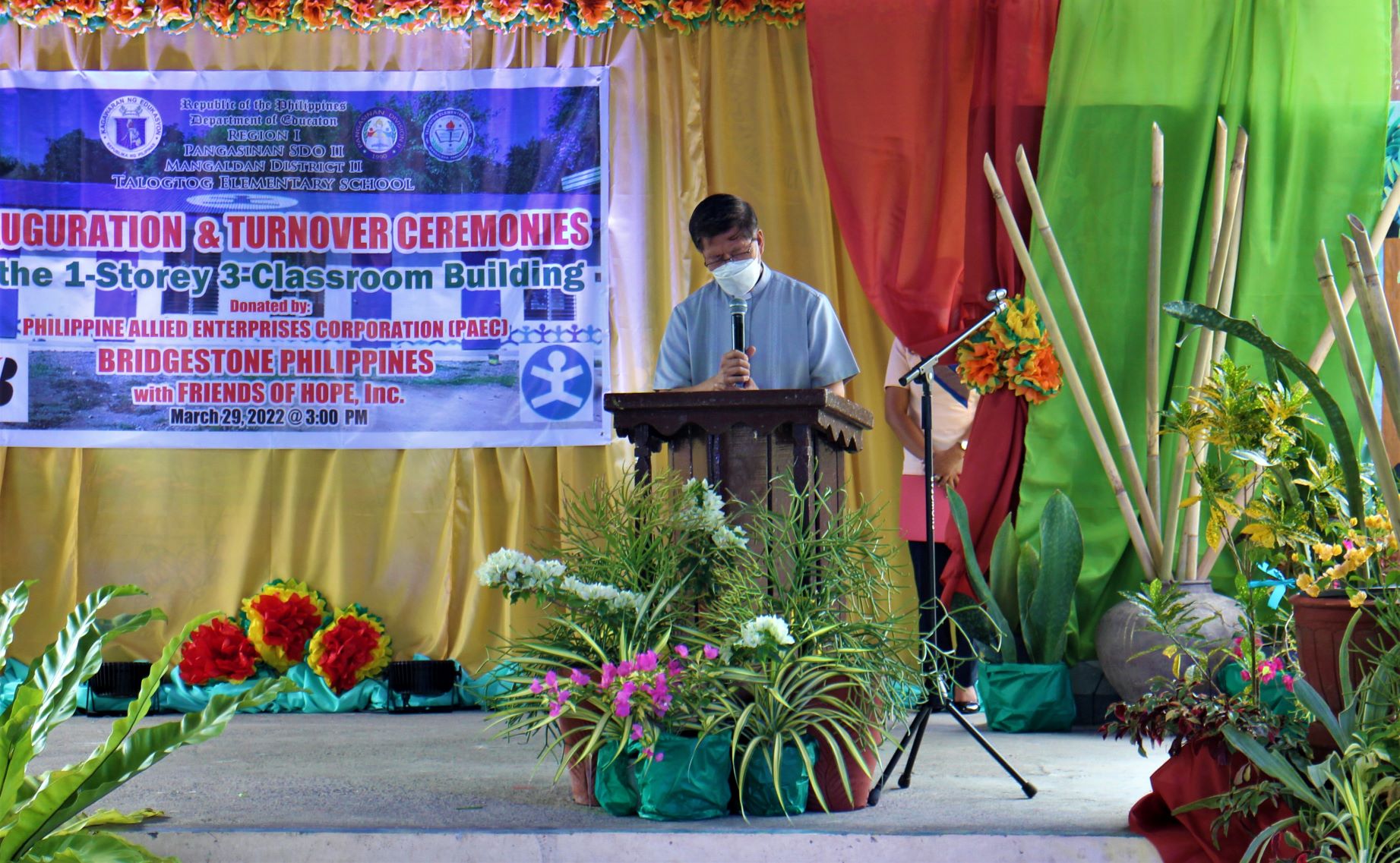 Rev. Fr. Jose Laforteza gave the invocation after the requisite playing of various hymns.