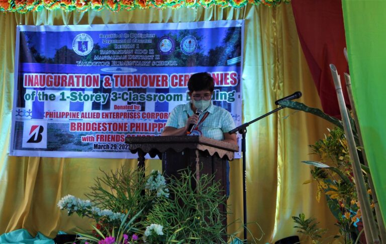 Helen Aquino conveyed Mayor Lambino’s gratitude to the donors.